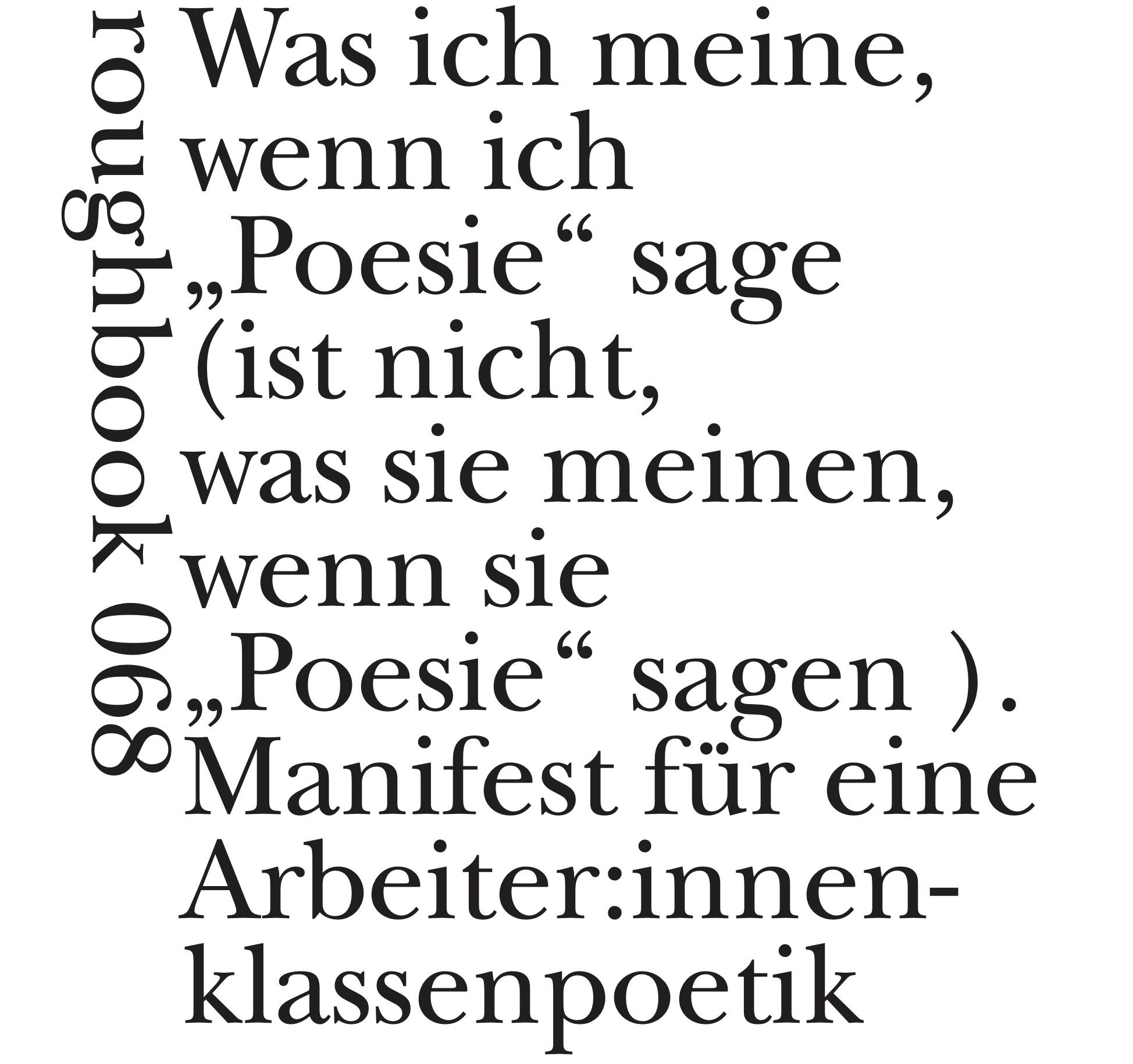 Textbild in Graustufen