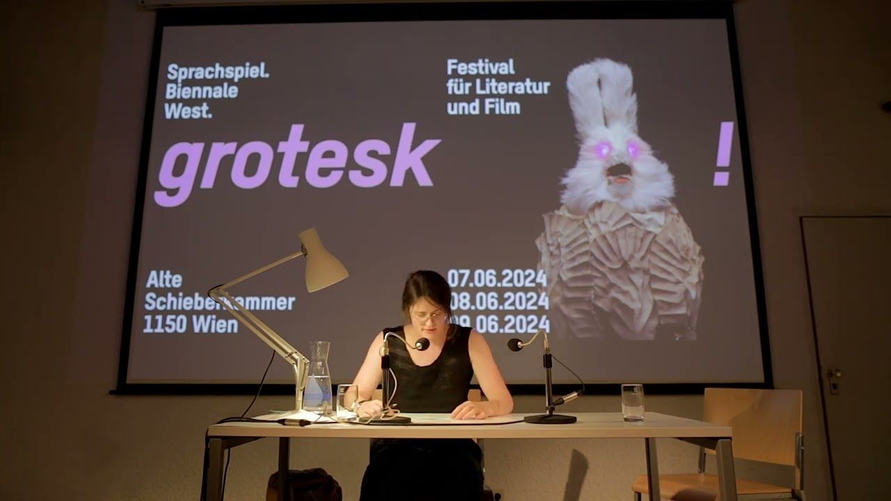 Franziska Füchsl: Grotte Kliebe. Grotesk sans. Typoglyphie | Lesung | Gespräch Viola Rühse