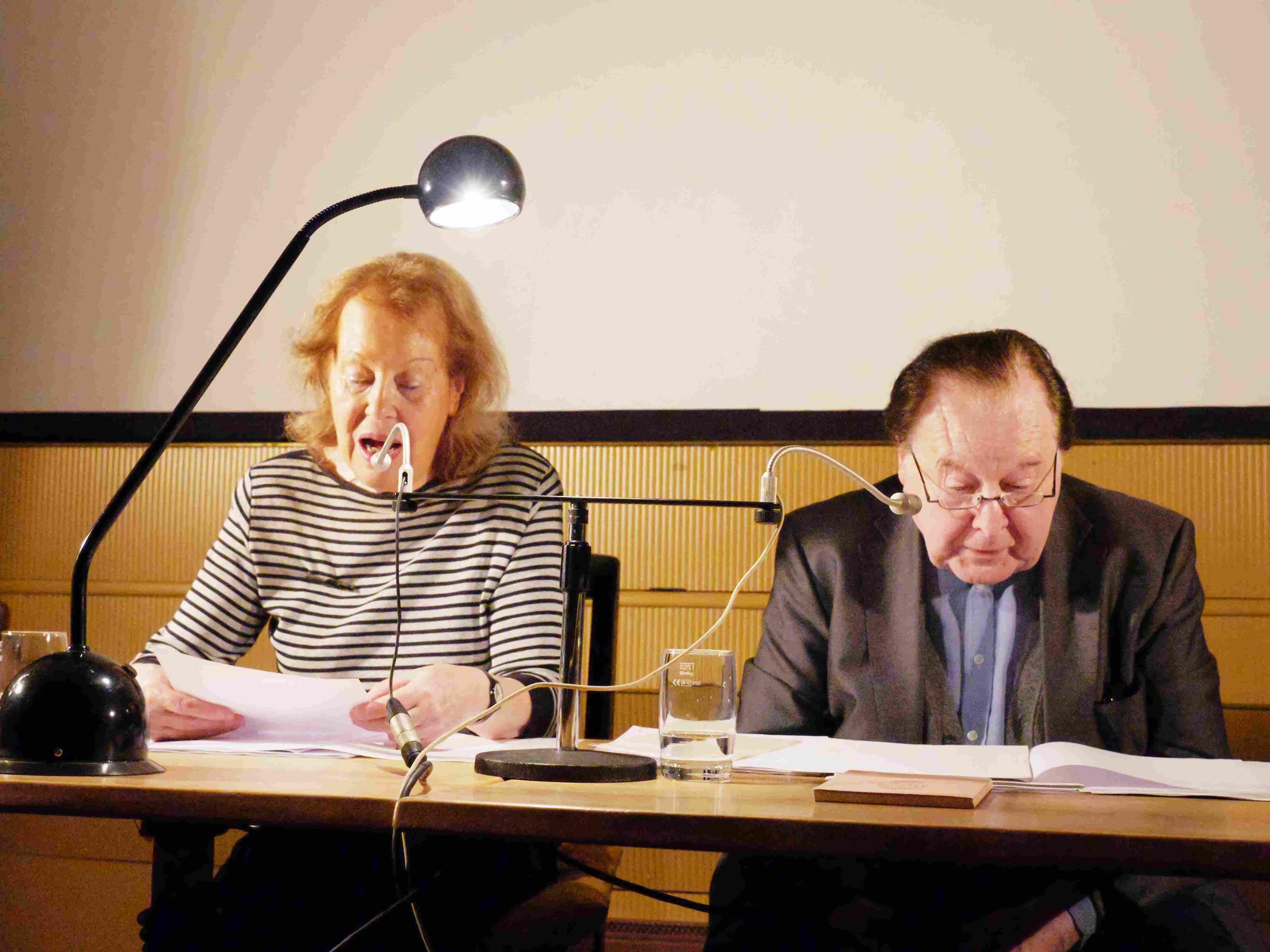 Lesung von Gerhard Rühm und Monika Lichtenfeld