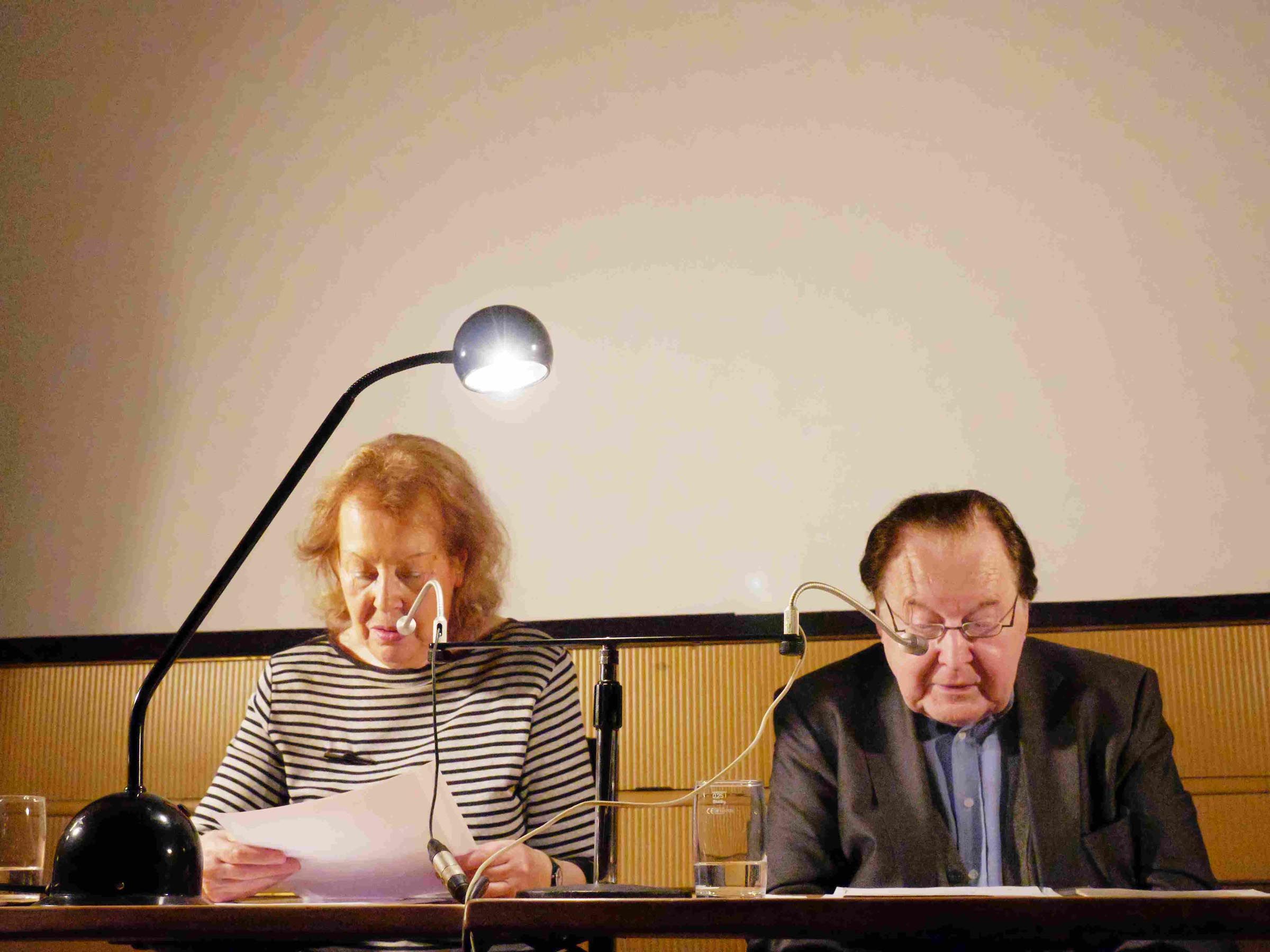 Lesung von Gerhard Rühm und Monika Lichtenfeld