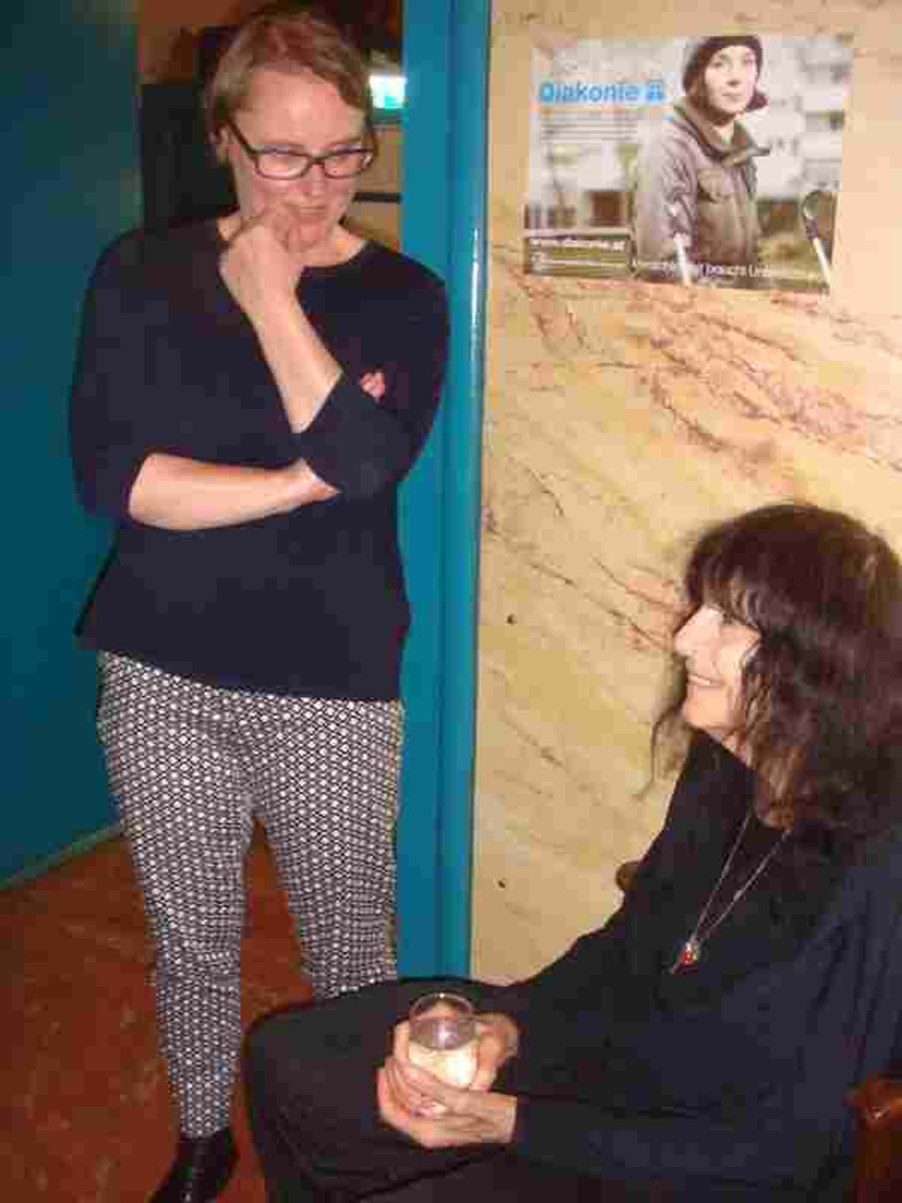 Ulrike Tauss und Friederike Mayröcker