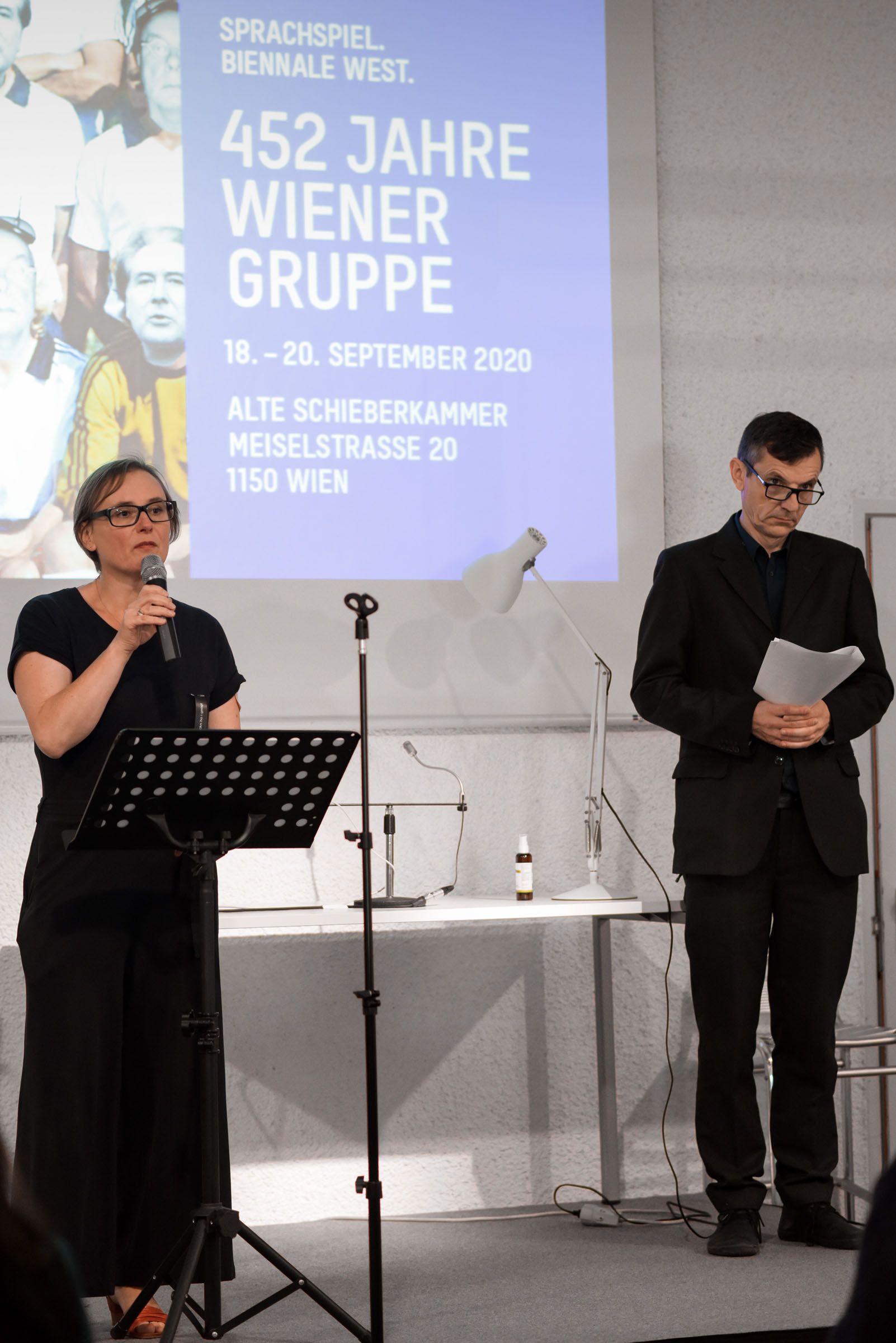 Begrüßung durch Ulrike Tauss und Norbert Pfaffenbichler